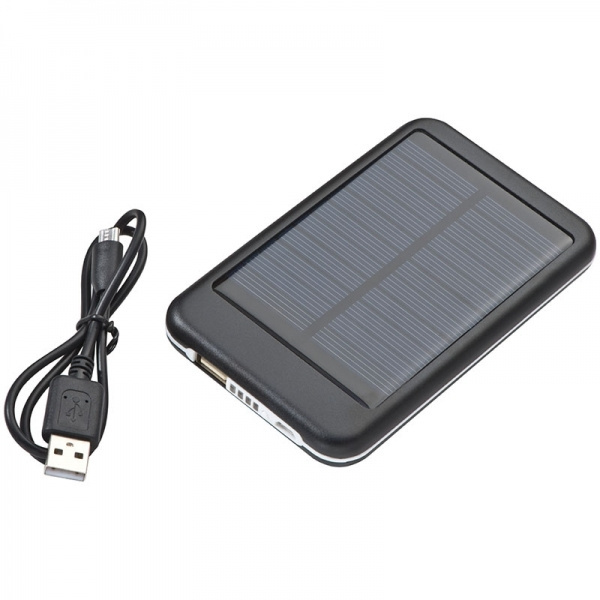 Logo trade business gifts image of: Solar power bank PHILADELPHIA