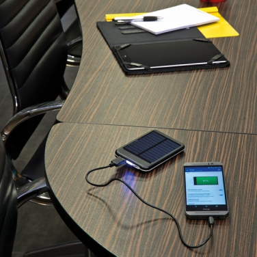 Logo trade corporate gift photo of: Solar power bank PHILADELPHIA