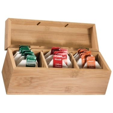 Logo trade promotional merchandise picture of: Tea box DAMASKUS