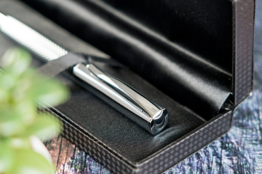 Logo trade promotional item photo of: Metal ballpen CHESTER