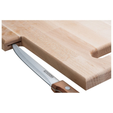 Logotrade promotional giveaway picture of: Wooden board with knife LIZZANO