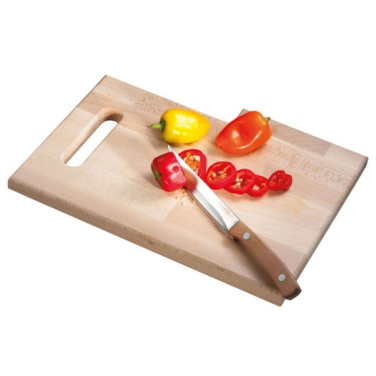 Logo trade promotional products image of: Wooden board with knife LIZZANO