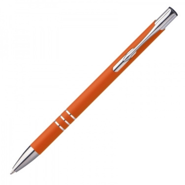 Logo trade business gifts image of: Metal ballpen NEW JERSEY