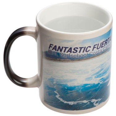 Logo trade advertising products picture of: Colour-changing sublimation mug SIRMIONE 300 ml