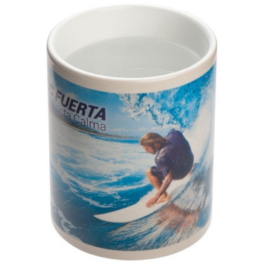Logo trade promotional merchandise image of: Colour-changing sublimation mug SIRMIONE 300 ml