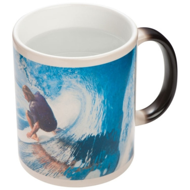 Logo trade promotional gifts picture of: Colour-changing sublimation mug SIRMIONE 300 ml