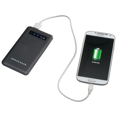 Logo trade promotional merchandise image of: Power bank KINGSVILLE
