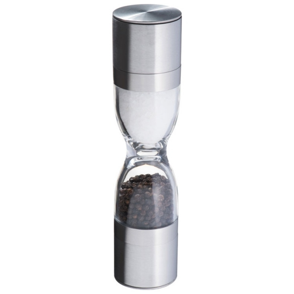 Logo trade advertising products image of: Salt and pepper mill 2-in-1 ROME