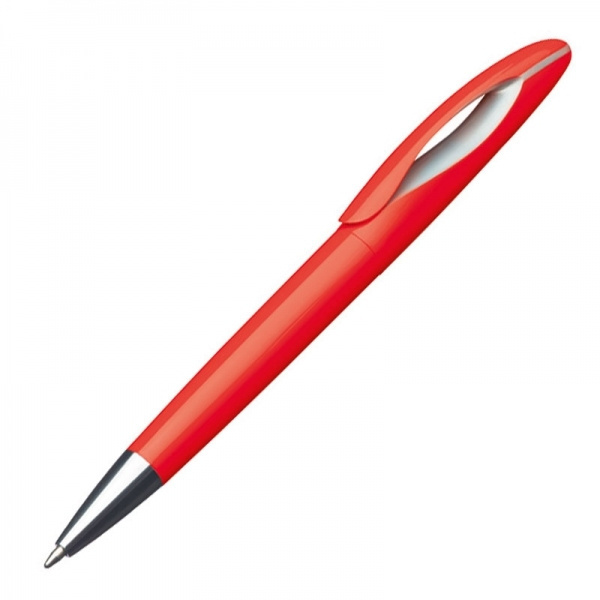 Logo trade promotional merchandise photo of: Plastic ballpen FAIRFIELD
