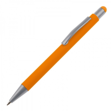 Logo trade corporate gifts picture of: Metal ballpen touch pen soft touch SALT LAKE CITY