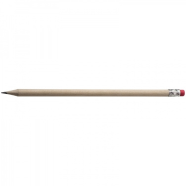 Logotrade promotional merchandise photo of: Pencil with eraser HICKORY