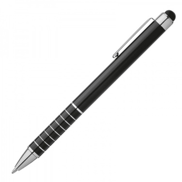 Logo trade promotional item photo of: Metal ballpen with touch pen LUEBO