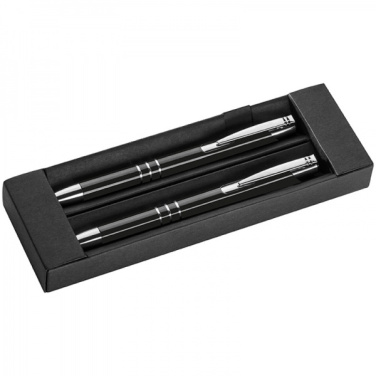 Logotrade promotional product image of: Metal writing set CLAREMONT