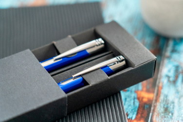 Logo trade promotional products picture of: Metal writing set CLAREMONT