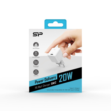 Logo trade promotional giveaways picture of: Silicon Power fast charger QM12