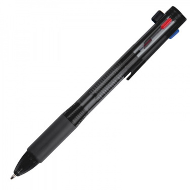 Logo trade promotional items picture of: Plastic ballpen 4in1 NEAPEL