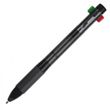 Logo trade promotional merchandise photo of: Plastic ballpen 4in1 NEAPEL