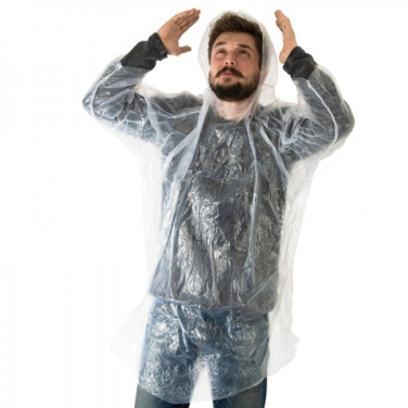 Logo trade advertising products image of: Rain poncho GREAT FALLS
