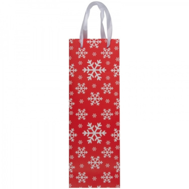 Logo trade promotional items picture of: Wine bag in Christmas design LAPLAND