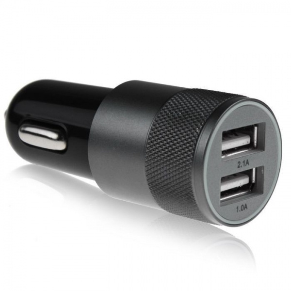 Logo trade promotional merchandise photo of: Metal car charger
