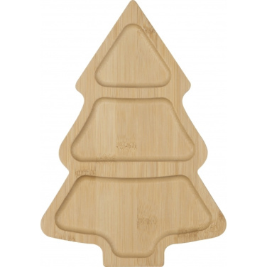 Logotrade promotional gifts photo of: Bamboo snack tray LOUISVILLE