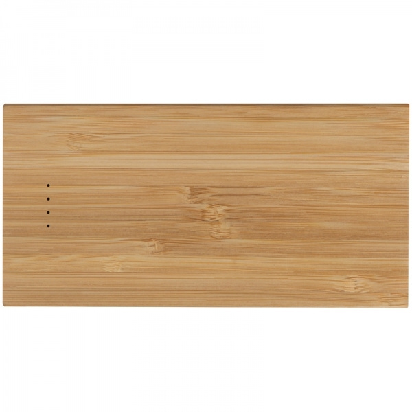Logo trade promotional item photo of: Bamboo power bank KATOWICE