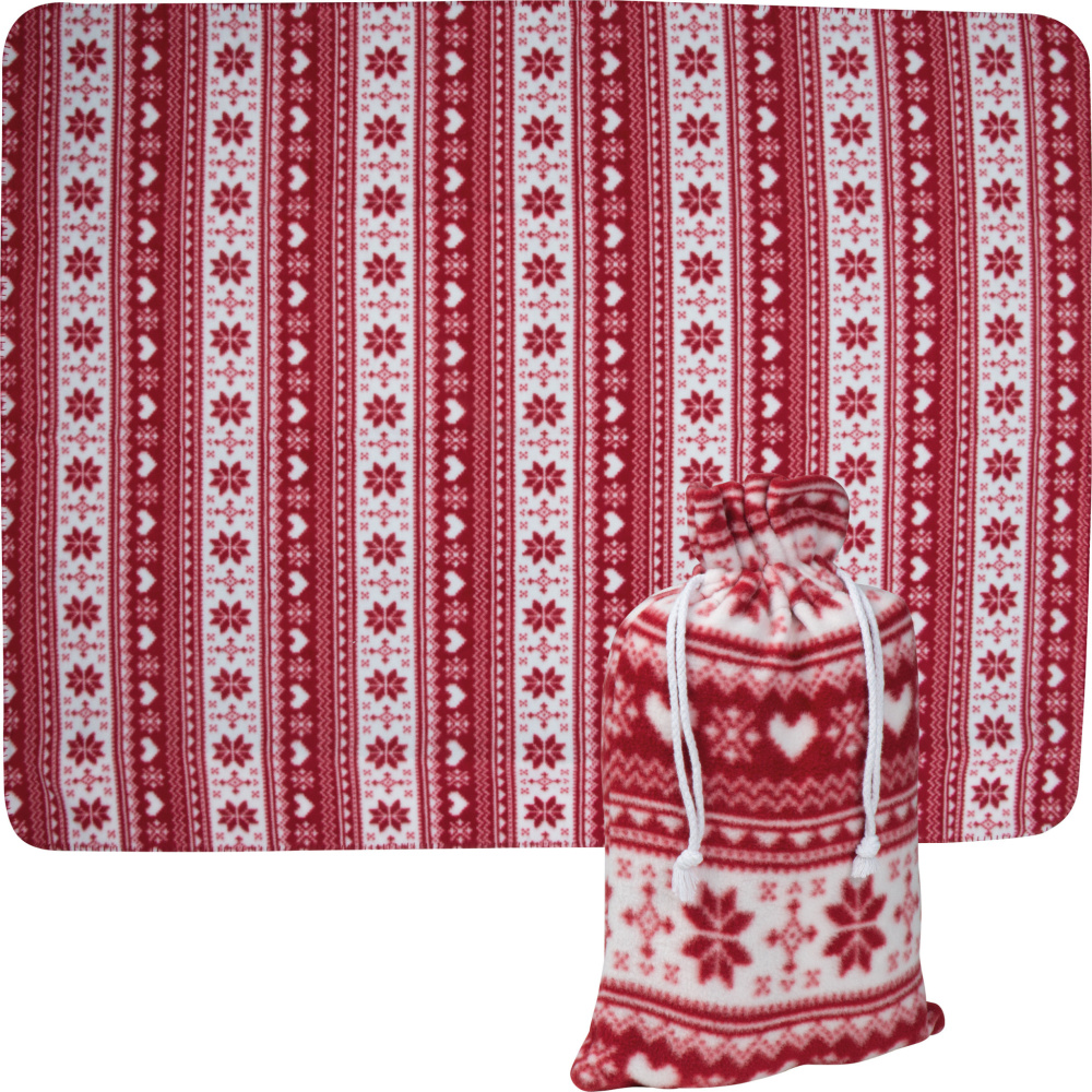 Logotrade promotional merchandise image of: Christmassy blanket DEBRECEN
