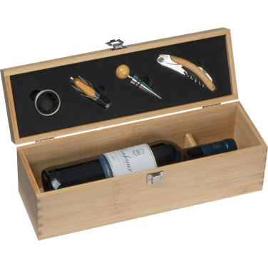 Logo trade promotional product photo of: Wooden wine box SAINT-ETIENNE