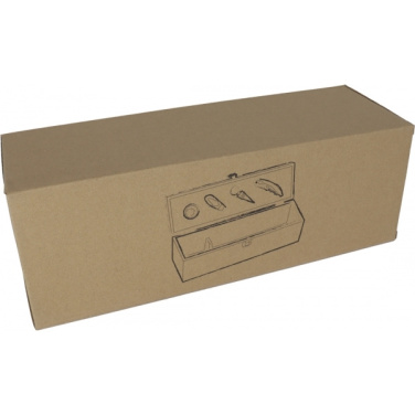 Logotrade promotional item picture of: Wooden wine box SAINT-ETIENNE
