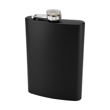 Logotrade promotional product image of: Hip flask OLYMPOS Schwarzwolf