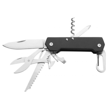 Logo trade promotional item photo of: Pocket knife NEMRUT Schwarzwolf