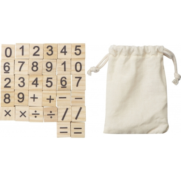 Logo trade corporate gift photo of: Wooden counting game LIBEREC