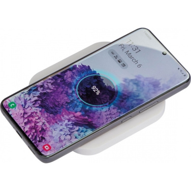 Logo trade corporate gifts image of: Wireless charger LINCOLN