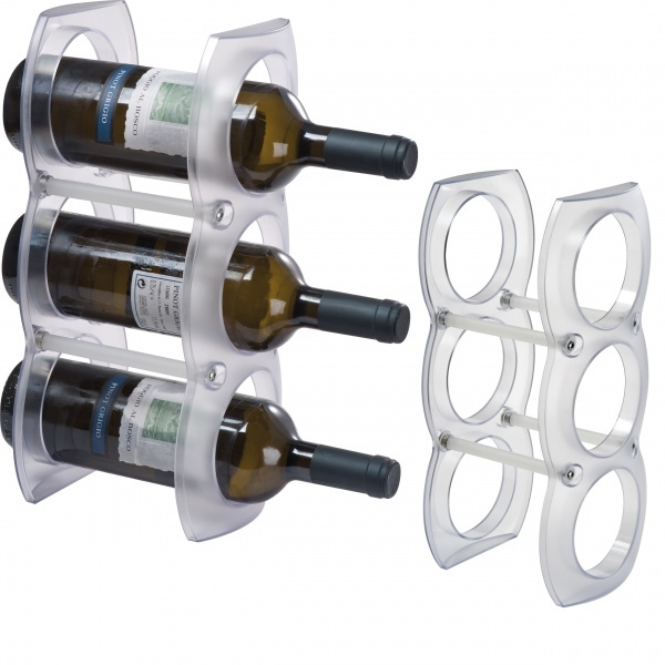 Logotrade promotional merchandise picture of: Plastic wine rack MONTEGO BAY