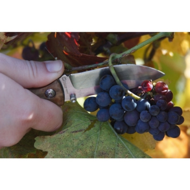 Logo trade corporate gifts image of: Pocket knife JUNGLE Schwarzwolf