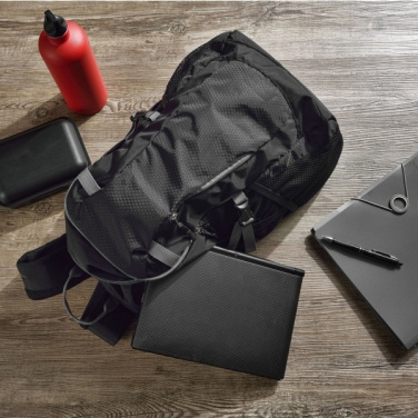 Logo trade promotional giveaways picture of: Backpack ORIZABA Schwarzwolf