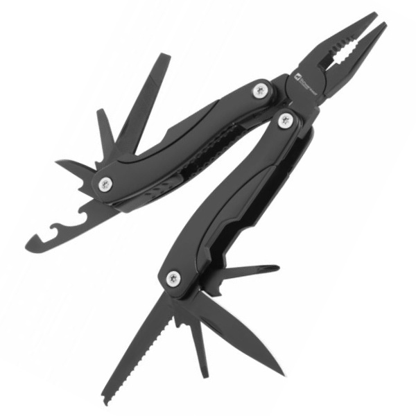 Logo trade business gifts image of: Multitool ARMADOR NEW Black Schwarzwolf