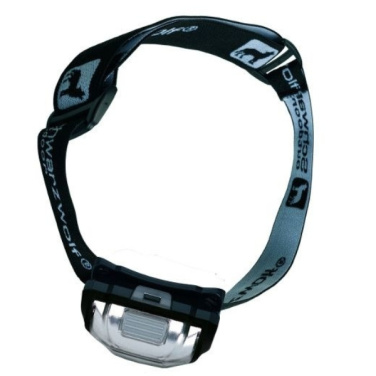 Logo trade promotional giveaway photo of: Head lamp TRONADOR Schwarzwolf