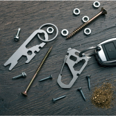 Logotrade business gifts photo of: Multifunctional keychain ANTISANA Schwarzwolf