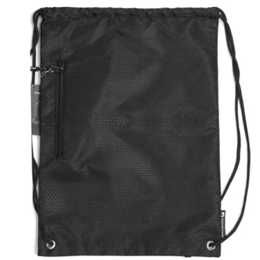 Logotrade business gift image of: Drawstring bag NUNAVUT Schwarzwolf