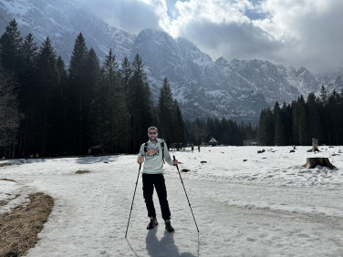 Logo trade advertising products picture of: Trekking poles DENALI Schwarzwolf