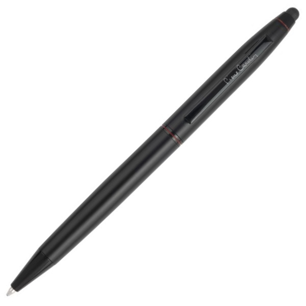 Logo trade promotional giveaways image of: Metal ballpoint pen, touch pen RENDOME Pierre Cardin