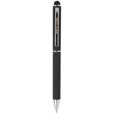Logo trade corporate gift photo of: Metal ballpoint pen, touch pen, soft touch CLAUDIE Pierre Cardin