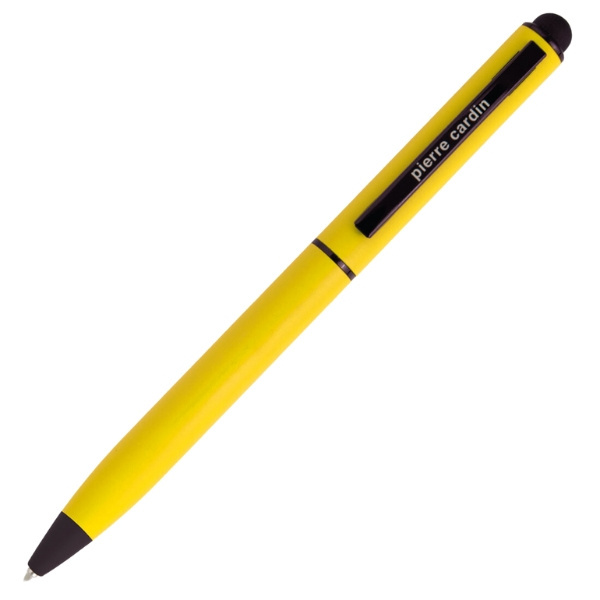 Logo trade promotional product photo of: Metal ballpoint pen, touch pen, soft touch CELEBRATION Pierre Cardin
