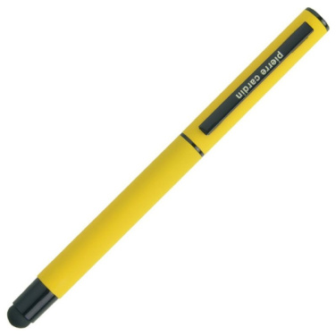 Logo trade corporate gifts image of: Roller touch pen, soft touch CELEBRATION Pierre Cardin