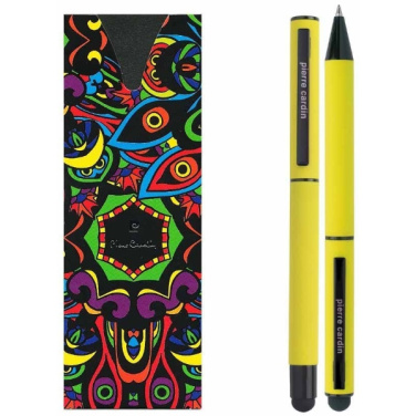Logotrade promotional items photo of: Writing set touch pen, soft touch CELEBRATION Pierre Cardin