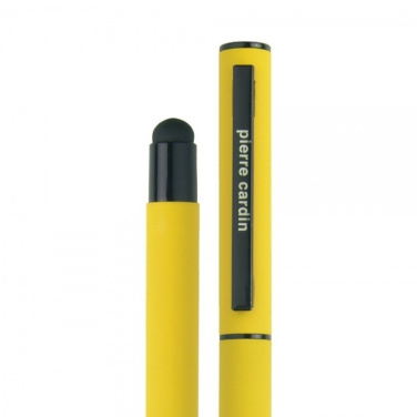 Logo trade corporate gifts image of: Writing set touch pen, soft touch CELEBRATION Pierre Cardin