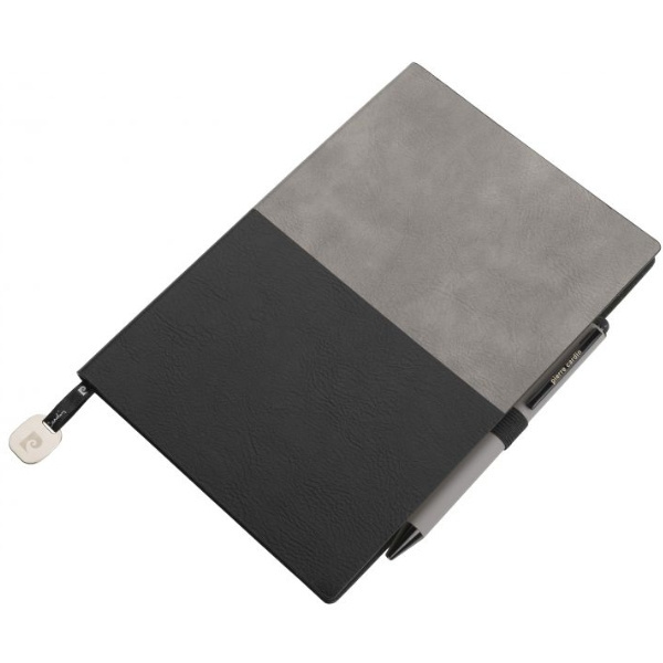 Logo trade promotional items image of: Notepad A5 & ballpoint pen REPORTER Pierre Cardin