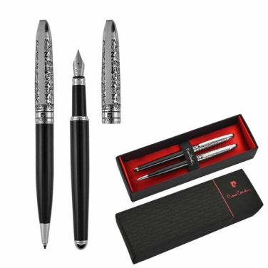 Logotrade promotional items photo of: Writing set ballpoint pen & fountain pen JACQUES Pierre Cardin