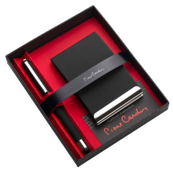 Logotrade advertising products photo of: Set cardholder & roller CONCORDE Pierre Cardin